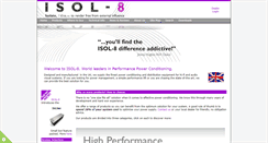Desktop Screenshot of isol-8.co.uk