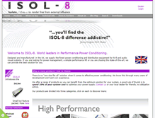 Tablet Screenshot of isol-8.co.uk